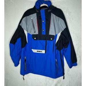 VTG Y2K Obermeyer Falcon Ski Jacket Retro 90s Colorblock Anorak Pullover L
